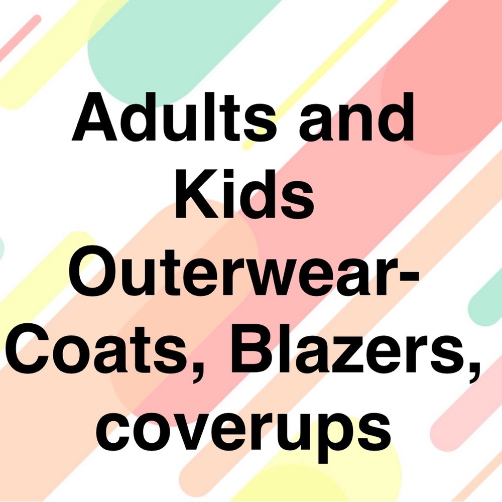 All different kinds of outerwear can be found here in my closet!